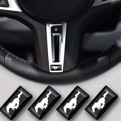 10pcs Car Random Sticker Window Switch Small Sticker For Fords Mustang 2005 2010 2015 2018 GT Guitar Mujer Eleanor Pickguard