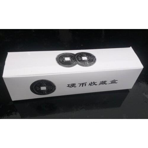 20pcs/set Clear Coin Capsules Caps Transparent Coincapsules For Coins Protective box 50Set