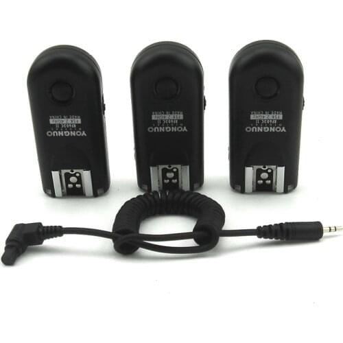 3Pcs RF603 II C3 Yongnuo Wireless Flash Trigger Remote Control Transceiver RF-603 2.4G For Canon 6D 7D 5D II III 1D 1DS 50D 40D