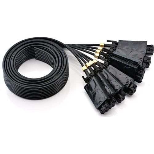 8color DX5 UV ink Damper 8pcs Small Damper 8pcs Screw Oring 2 Meter 8 Line Ink Tube dx5 printhead printers