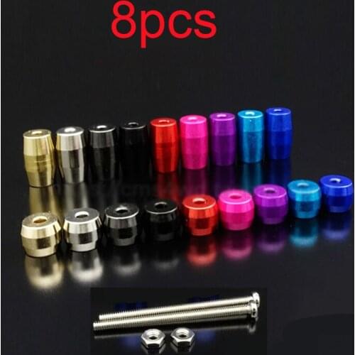 8PCS 15501 Mini Damper Long/Short Light Shock Absorber 11.5/5.5mm Height Up and Down Fission Anti-jump Parts Tamiya Mini 4WD Car