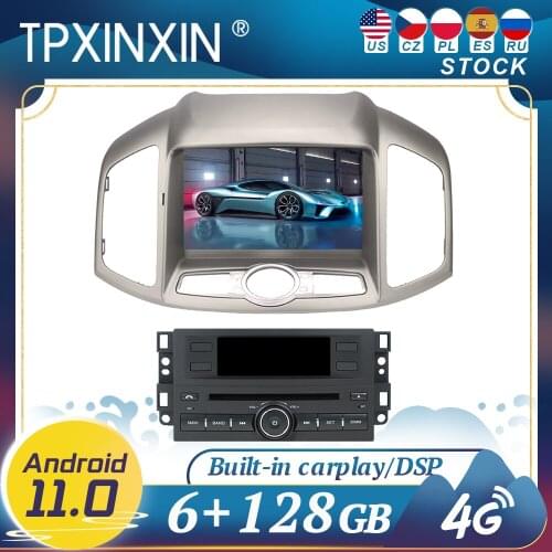 Carplay For Chevrolet Captiva Android11 Car Radio GPS Navigation Head Unit Multimedia Stereo Player