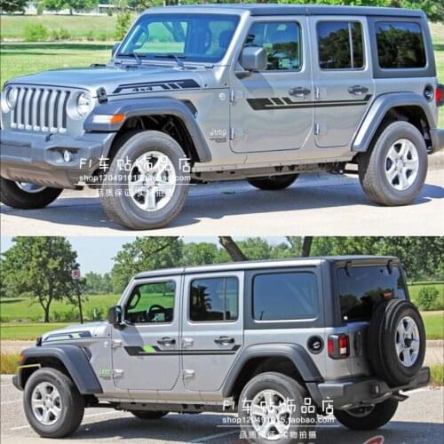 Car stickers FORJEEP Wrangler modified fashion decals on both sides of the body