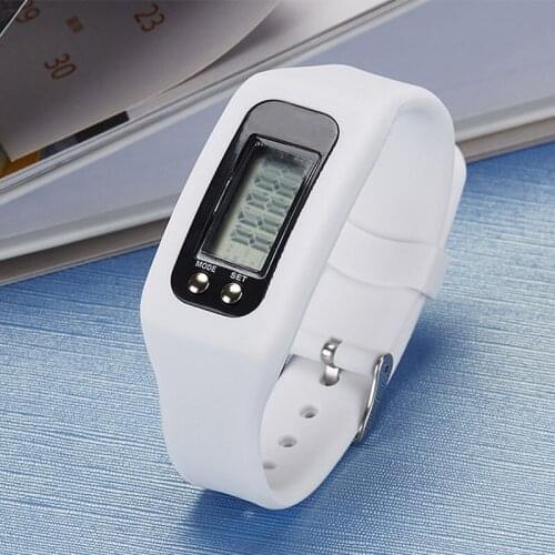 Digital LCD Pedometer Run Step Walking Distance Calorie Counter Sport Watch Bracelet LXH