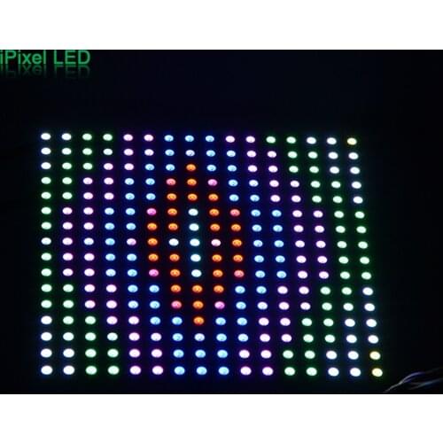 DC5V ws2812b rgb led pixel dot matrix flexible led display 8x8 8x32 16x16 32x32