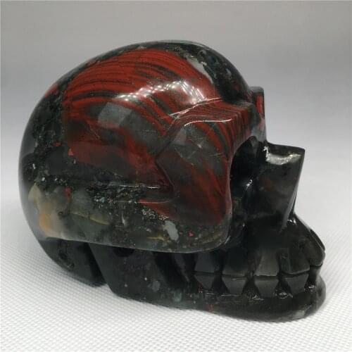 Natural Africa Blood Stone Quartz Crystal for sale Stones and crystals home decoration decorative crystal skulls