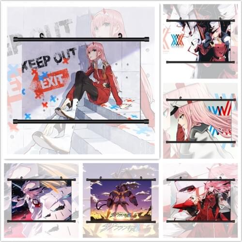 Darling in the FranXX Zero Two Anime Manga HD Print Wall Poster Scroll