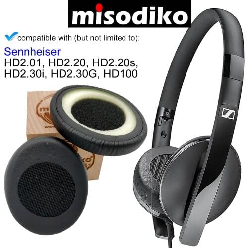 Misodiko Replacement Ear Pads Cushion for Sennheiser HD2.20s, HD2.30i, HD2.30G, HD100, HD2.01, Headphones Repair Parts Earpads
