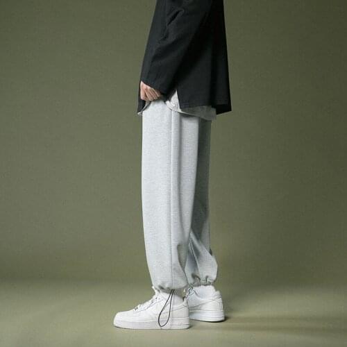 Mens Clothing Spring And Summer Couples Leisure Pure Color Trousers Loose College Cotton The New Listing Fashion Movement