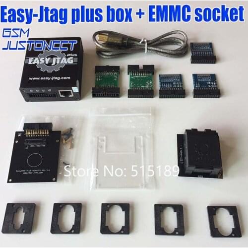 New version Full set Easy Jtag plus box Easy-Jtag plus box+ EMMC socket For HTC/ Huawei/LG/ Motorola /Samsung /SONY/ZTE
