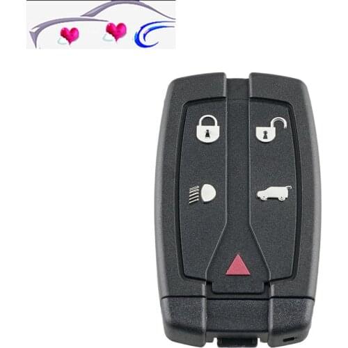 2020 New replacement remote car key shell case forLAND ROVER FREELANDER 2 5 buttons remote smart key fob case shell blade