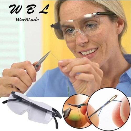 WarBLade 250 Degree Vision Glasses Magnifying Eyewear Reading Glasses Portable Gift For Parents Presbyopic Magnification