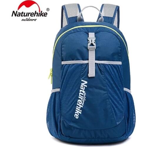 Naturehike Ultralight Camping 22L Backpack Sport Bag Unisex Foldable Travel Leisure Backpack Outdoor Leisure School Backpacks