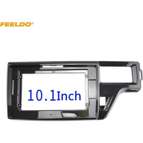 FEELDO Car Audio 10.1" Big Screen 2DIN Fascia Frame Adapter RHD For Honda Stepwgn 2015+ DVD Dash Fitting Panel Frame Kit #HQ6566
