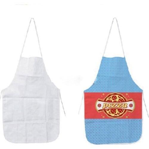 Free Shipping 6pcs/lot New style Sublimation Blank apron For Sublimation INK Print DIY Gifts 70x48cm