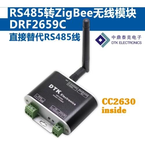 RS485 to ZigBee wireless module (1.6km transmission, cc2630 chip, super CC2530) drf2659c
