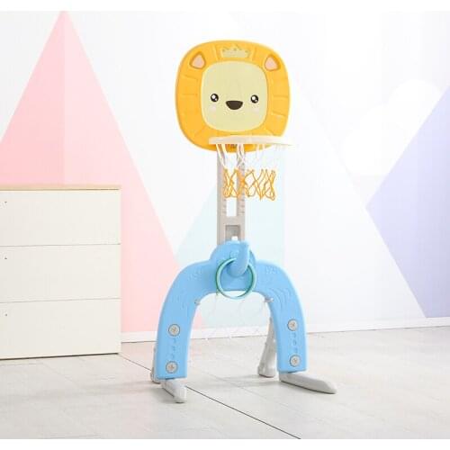 Childrens Liftable Basketball Stand Football Goal Indoor Hoop Games Baby Toys