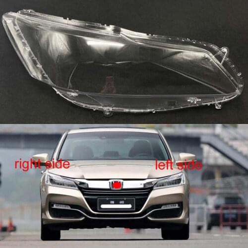 For Honda Accord 2016 2017 2018 LED Xenon Headlamps Glass Cover Transparent Lamp Shell Headlamp Cover Lampshell Lens