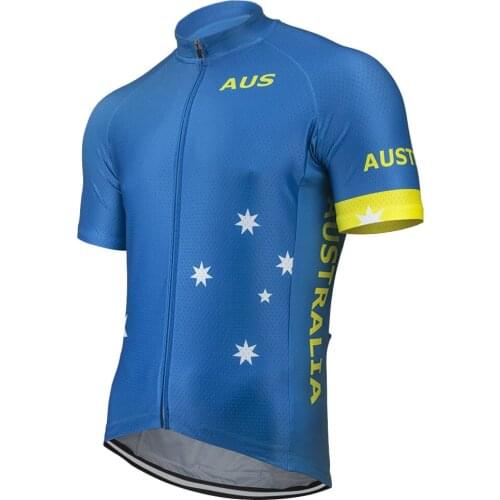 5 style Australia road bicycle team cycling jersey men road racing clothes quick-dry mtb bike riding clothing maillot ciclismo