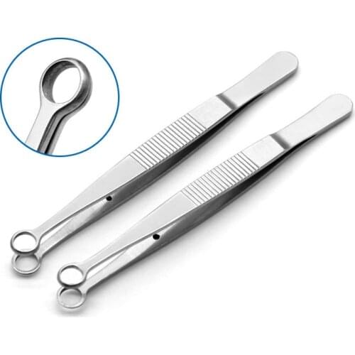 Stainless steel Chalazion Forceps 5mm round ophthalmic surgical instrument