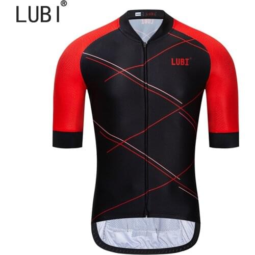 LUBI Pro Men Cycling Jersey 3 Colors Summer Short Sleeve Bicycle Jersey Breathable Quick Dry MTB Road Bike Clothing Ciclismo