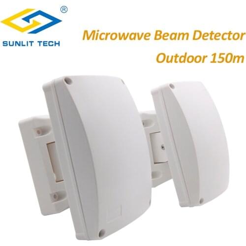 MCB-150 Outdoor Infrared Detector Garden Wall Alarm 150 Meters Microwave Barrier Motion Sensnor Detector Alarm Security Beam