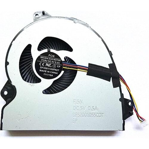 SSEA New CPU Cooling Cooler Fan for ASUS FX53V FX53VD KX53VE ZX53VD ZX53VE GL553V FX53VD laptop