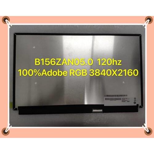 Original 15.6 inch B156ZAH05.0 display LCD LED screen 120HZ 100%Adobe RGB 4K UHD 3840X2160