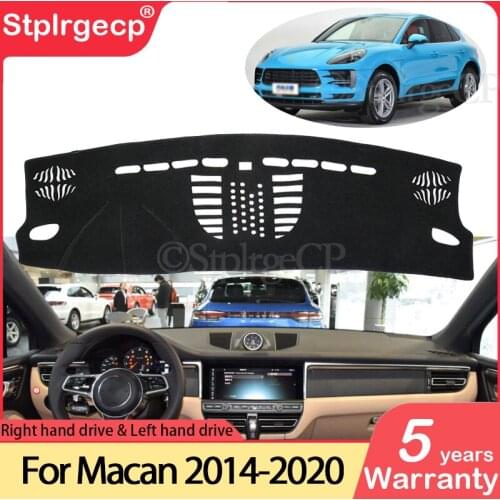 For Porsche Macan 2014~2020 Turbo GTS S Anti-Slip Anti-UV Mat Dashboard Cover Pad Shade Dashmat Protect Carpet Accessories 2018