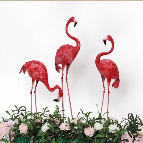 Wedding Props Iron Art Flamingo Party Decoration Crafts Simulation Animal Road Lead Decoration Photography Mall Chen Beauty Prop