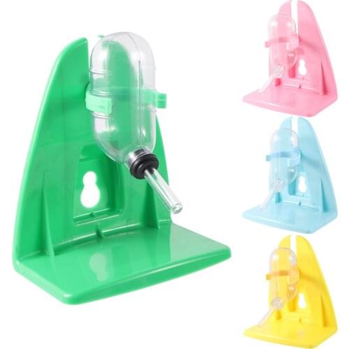 Hamster Vacuum Drinker 60ml Water Bottle Hangable Cage Small Pet Drinking Water Utensils Dispenser Small Animal Supplies