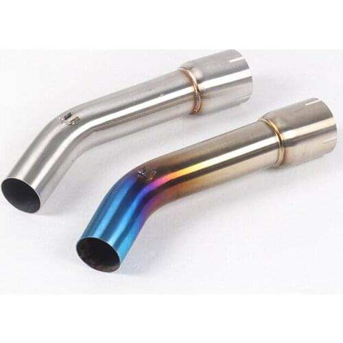 Motorcycle Exhaust Motorbike Muffler Escape Link Pipe Middle Pipe Fit for Fz1 Fz 1 FZ1N FZ1000