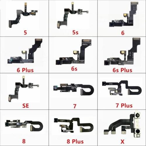 Replacement Repair Parts Small Front Camera Sensor Face ID Front Camera Ribbon Flex Cable For iPhone X 5S SE 5C 5 6 6s 7 8 Plus