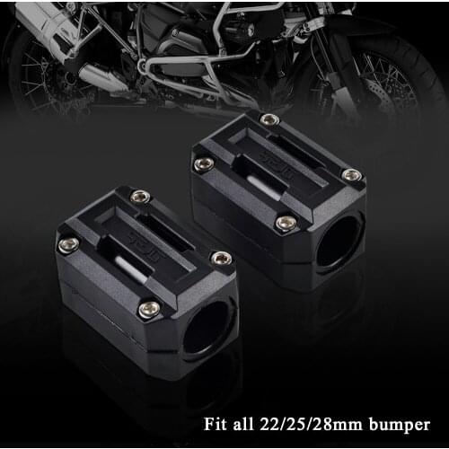 Motorcycle 22/25/28mm Engine Protection Guard Bumper Decor Block For Yamaha XT1200Z TDM 900 XVS 1100 XT660X/R XT660Z FJR1300