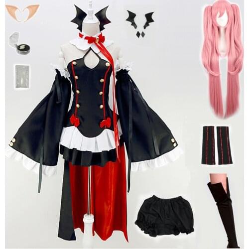 Seraph Of The End Owari no Seraph Krul Tepes Cosplay Costume Uniform Cosplay Anime Witch Vampire Halloween Costume For Women