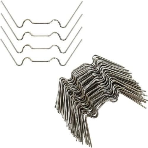 100 Glazed Clips Thick Greenhouse Glazing Clips Tool Galvanized Steel Spring Wire Glazing Clips Strong Holding Clamps