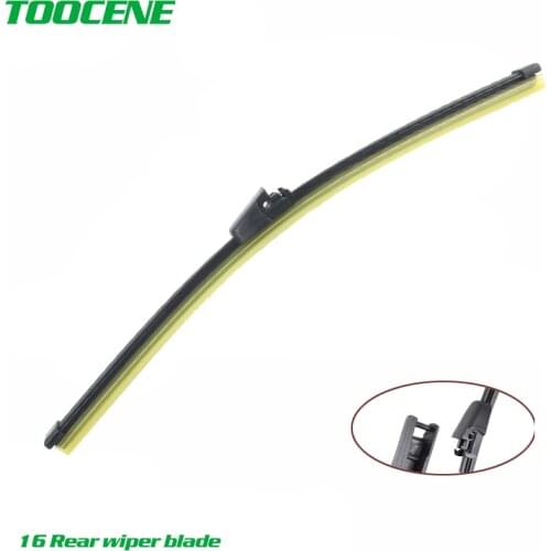 16" Rear Wiper Blade For Skoda Octavia 2004-2013 back Windshield Windscreen wiper For VW Touran Transporter T5 Caddy