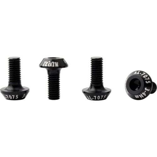 4pcs Bike C Brake Pad Mount Screws Fixed Bolt Brake Blocks Mounting Hardware 7075 aluminum alloy