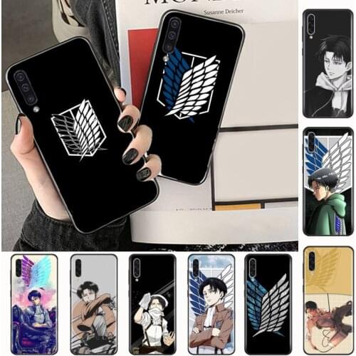 Anime Japanese attack on Titan Phone Case For Samsung A40 A31 A50 A51 A71 A20E A20S S8 S9 S10 S20 Plus note 20 ultra