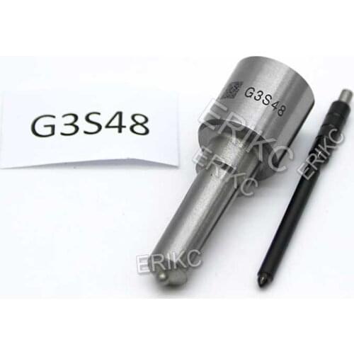 ERIKC Common Rail Fuel Injector Nozzle G3S48 Diesel Injection Pump Parts Nozzle Tip G3S48 for 293400-0480 0933 04T 06336