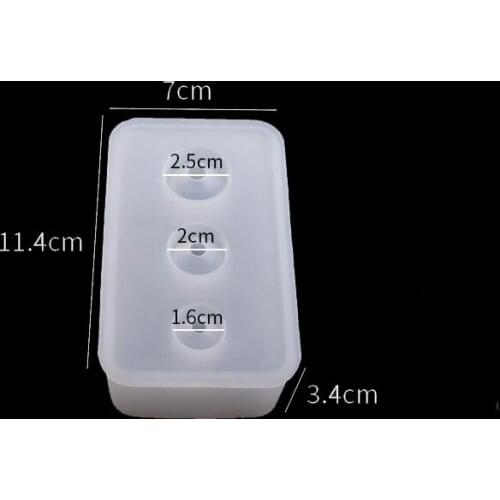 Epoxy resin molds oval egg shape high permeability silicone mold three-dimensional oval pendant resin silicone jewelry pendant