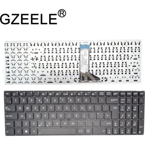 GZEELE Black UK Layout Keyboard for ASUS X553 X553M X553MA laptop keyboard without frame