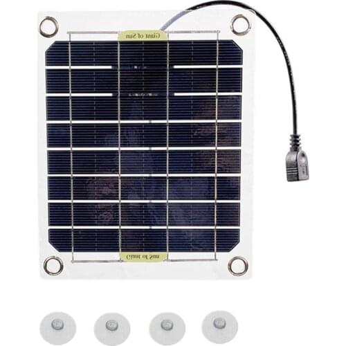 20W Solar Panel Kit Complete DC5V USB Solar Cells for Car Yacht Battery Charger
