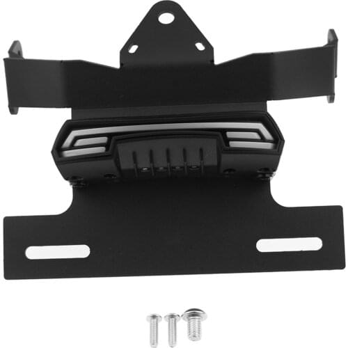 Fender Edge LED License Plate Bracket Tail Running Light Turn Signal Lamp For KAWASAKI Vulcan Cafe 2018-2020