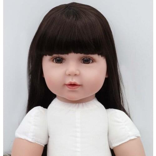 Otarddolls DIY Accessory 61 cm Silicone reborn baby dolls 24inch Lifelike Toddler Baby Girl Doll toys for girls free shipping
