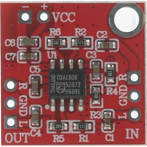 TDA1308 Headphone Headset Amplifier Board Amp Preamplifier Module 3V-6V DC
