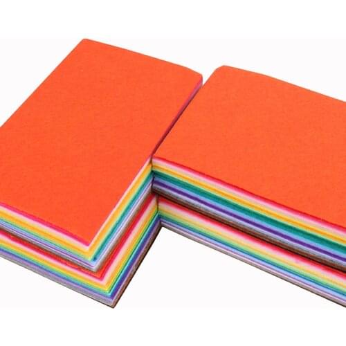Nanchuang Non Woven Fabric 1mm Thickness Polyester Felt Home Decoration Pattern Bundle For DIY Sewing Crafts Material 10x15cm