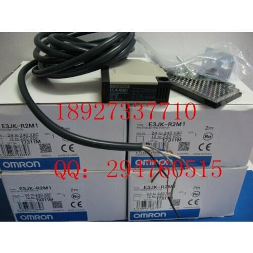 [ZOB] 100% new original OMRON Omron photoelectric switch E3JK-R2M1 2M / E3JK-RR11-C --2PCS/LOT