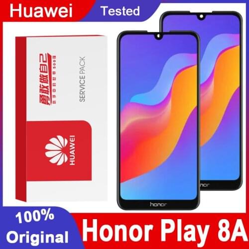 Original 6.09" Display Replacement With Frame For Huawei Honor Play 8A LCD Touch Screen Digitizer Assembly For Honor Play 8A LCD