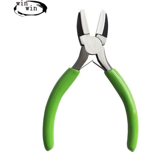 DIY Jewelry Wire Wrapping Pliers Flat Nose Pliers Jewelry Making Processing Repairing Tool Pliers Basics Nylon Jaw pliers